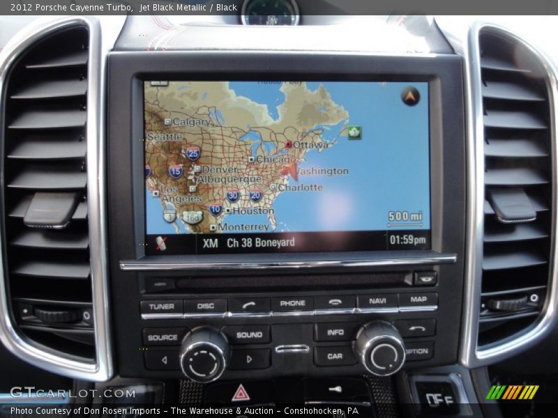 Navigation of 2012 Cayenne Turbo