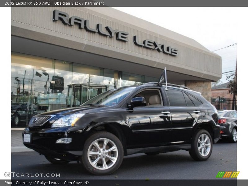 Obsidian Black / Parchment 2009 Lexus RX 350 AWD