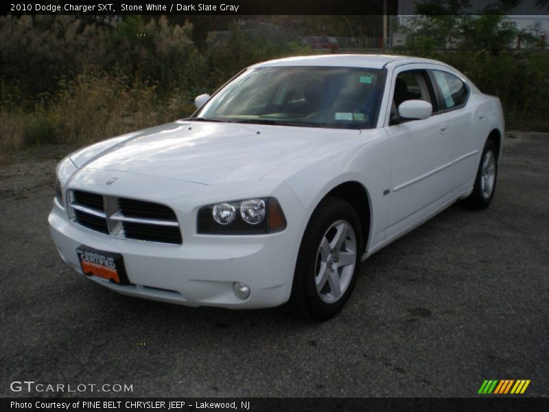 Stone White / Dark Slate Gray 2010 Dodge Charger SXT
