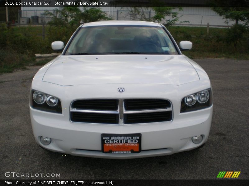 Stone White / Dark Slate Gray 2010 Dodge Charger SXT