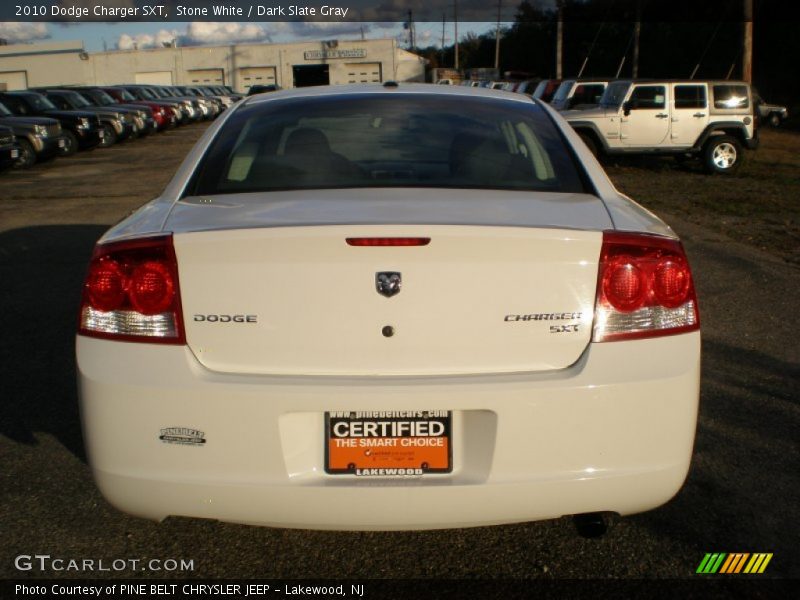 Stone White / Dark Slate Gray 2010 Dodge Charger SXT