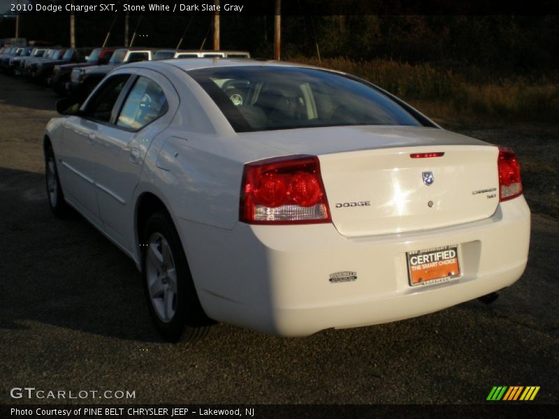 Stone White / Dark Slate Gray 2010 Dodge Charger SXT