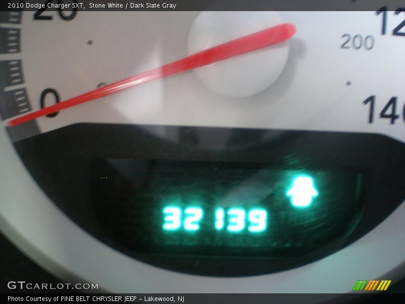 Stone White / Dark Slate Gray 2010 Dodge Charger SXT