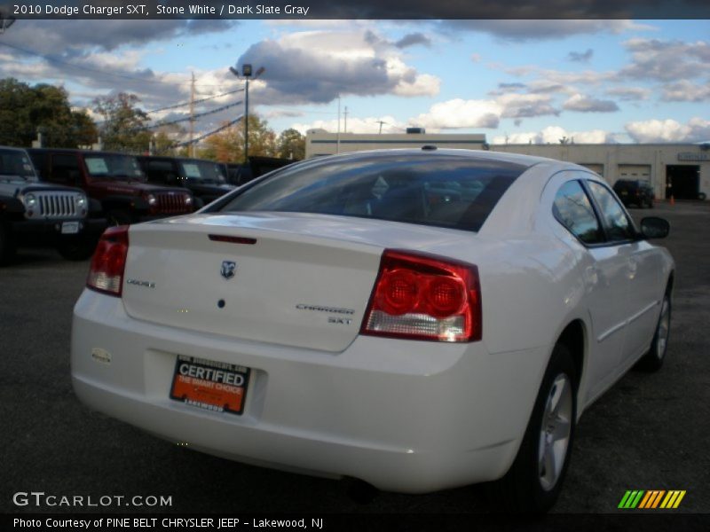 Stone White / Dark Slate Gray 2010 Dodge Charger SXT