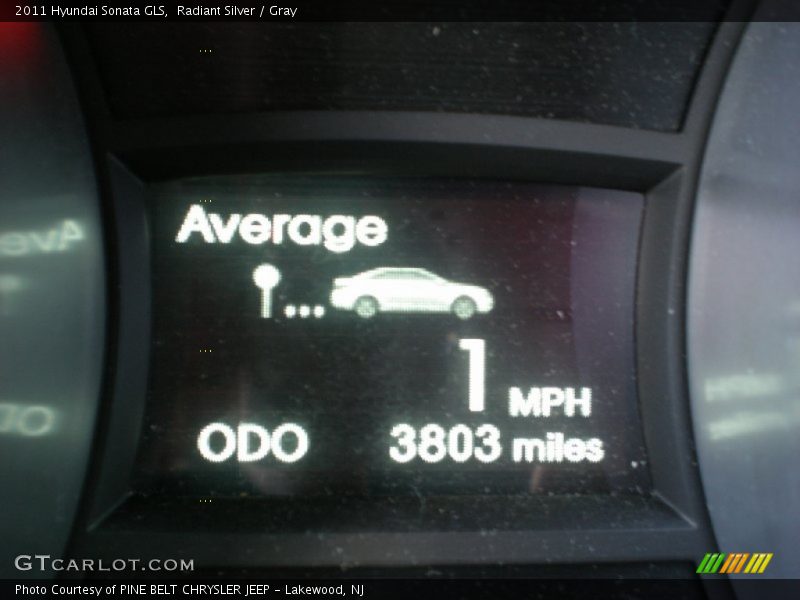 Radiant Silver / Gray 2011 Hyundai Sonata GLS