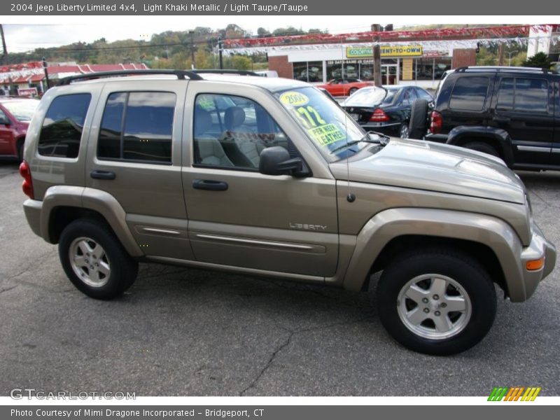 Light Khaki Metallic / Light Taupe/Taupe 2004 Jeep Liberty Limited 4x4