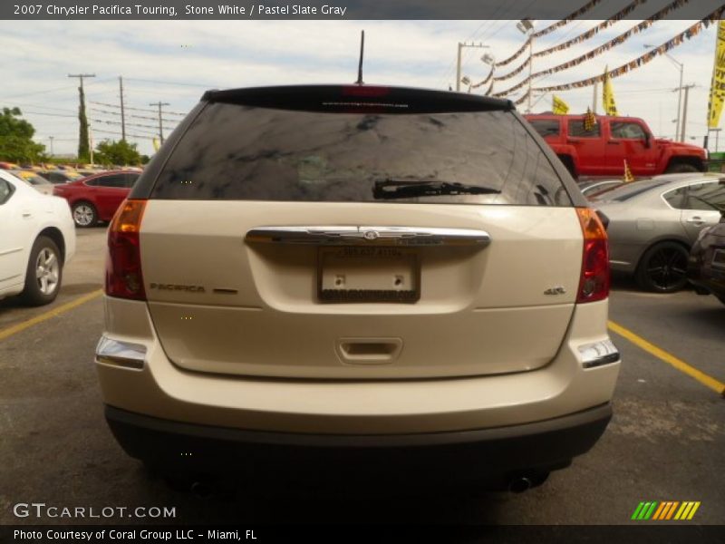 Stone White / Pastel Slate Gray 2007 Chrysler Pacifica Touring