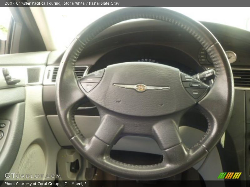 Stone White / Pastel Slate Gray 2007 Chrysler Pacifica Touring