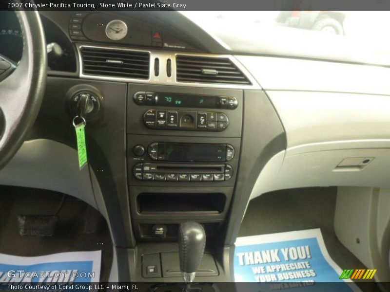Stone White / Pastel Slate Gray 2007 Chrysler Pacifica Touring