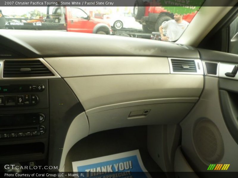 Stone White / Pastel Slate Gray 2007 Chrysler Pacifica Touring