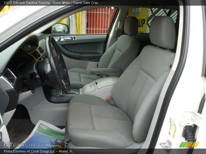 Stone White / Pastel Slate Gray 2007 Chrysler Pacifica Touring