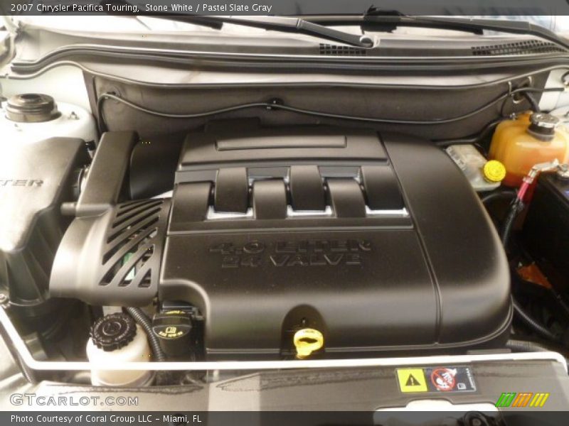 Stone White / Pastel Slate Gray 2007 Chrysler Pacifica Touring