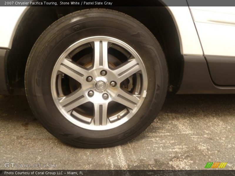 Stone White / Pastel Slate Gray 2007 Chrysler Pacifica Touring
