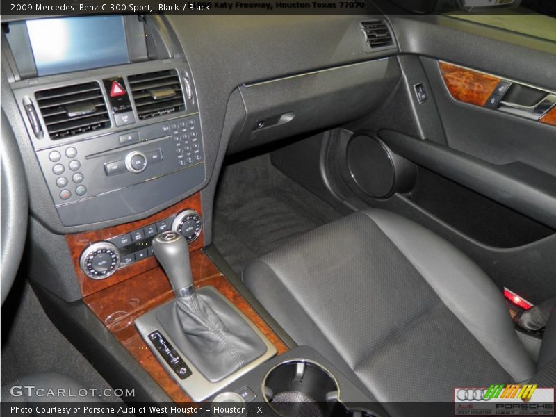 Black / Black 2009 Mercedes-Benz C 300 Sport