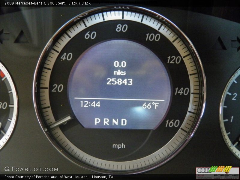 Black / Black 2009 Mercedes-Benz C 300 Sport