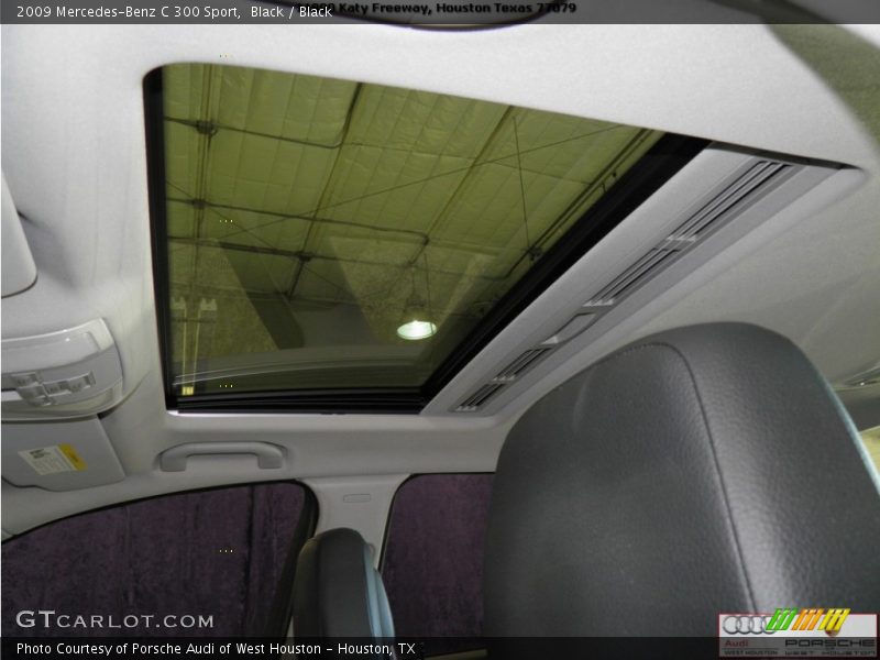 Black / Black 2009 Mercedes-Benz C 300 Sport