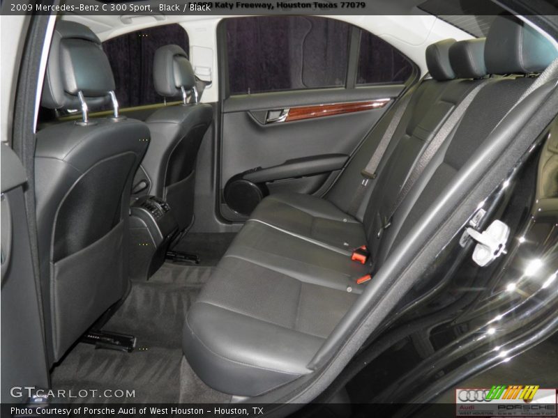Black / Black 2009 Mercedes-Benz C 300 Sport