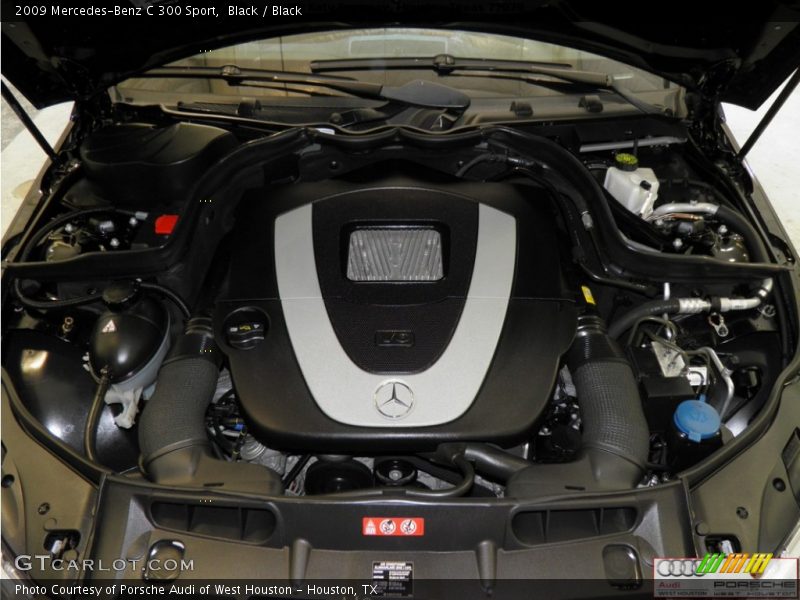 Black / Black 2009 Mercedes-Benz C 300 Sport