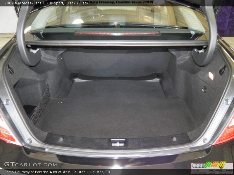 Black / Black 2009 Mercedes-Benz C 300 Sport