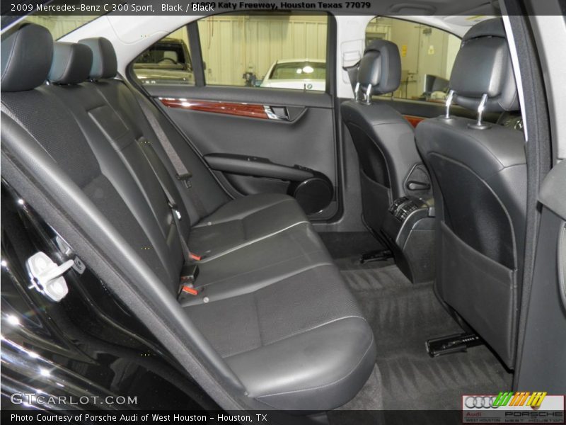 Black / Black 2009 Mercedes-Benz C 300 Sport