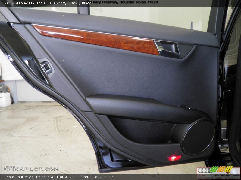 Black / Black 2009 Mercedes-Benz C 300 Sport
