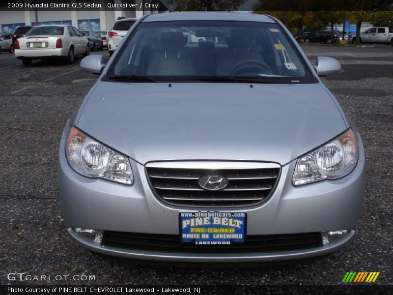 Quicksilver / Gray 2009 Hyundai Elantra GLS Sedan