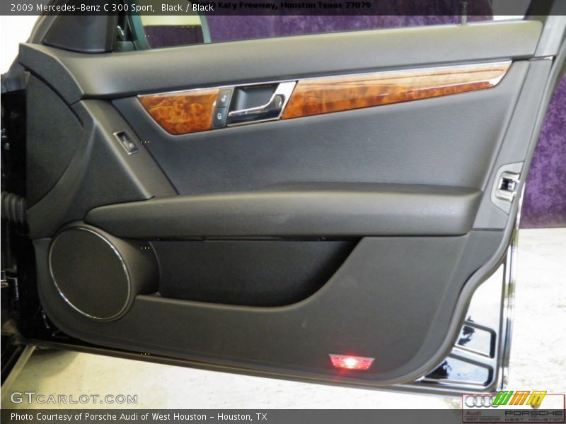 Black / Black 2009 Mercedes-Benz C 300 Sport