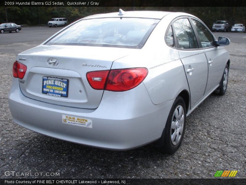 Quicksilver / Gray 2009 Hyundai Elantra GLS Sedan