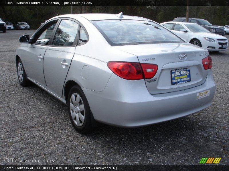 Quicksilver / Gray 2009 Hyundai Elantra GLS Sedan