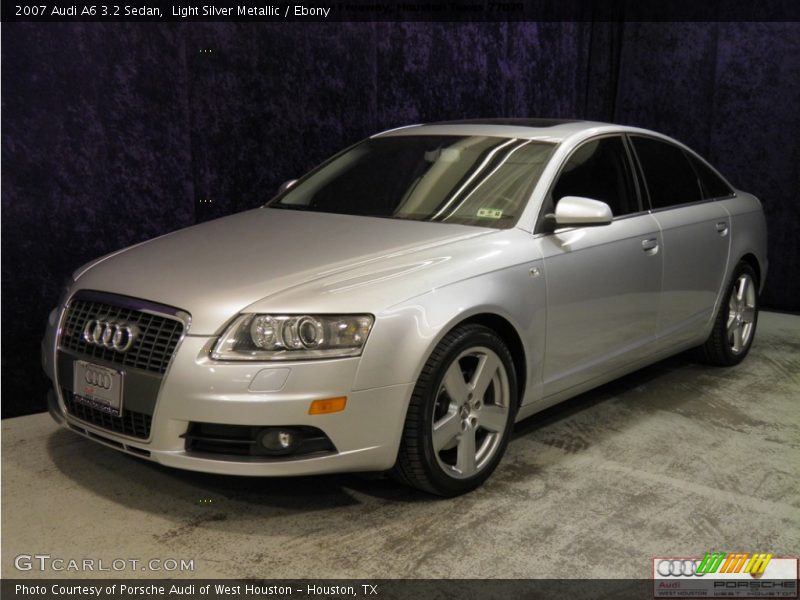 Light Silver Metallic / Ebony 2007 Audi A6 3.2 Sedan