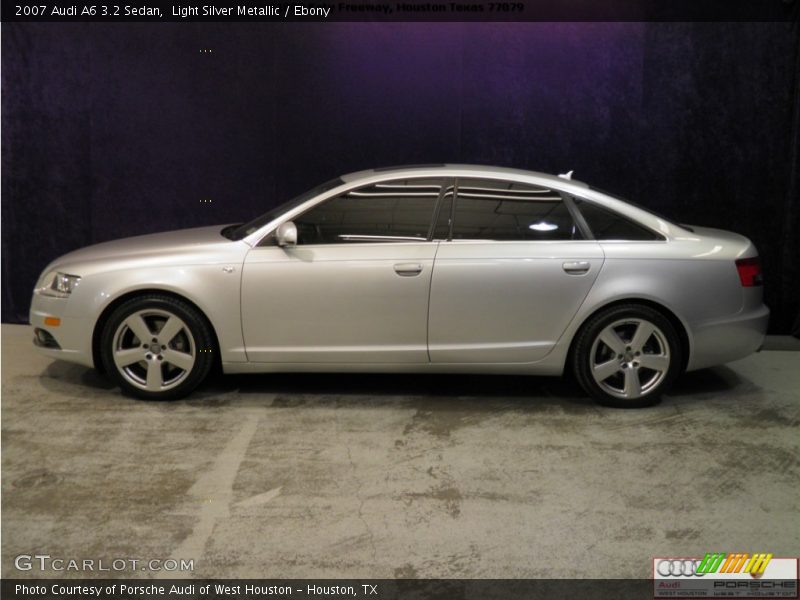 Light Silver Metallic / Ebony 2007 Audi A6 3.2 Sedan