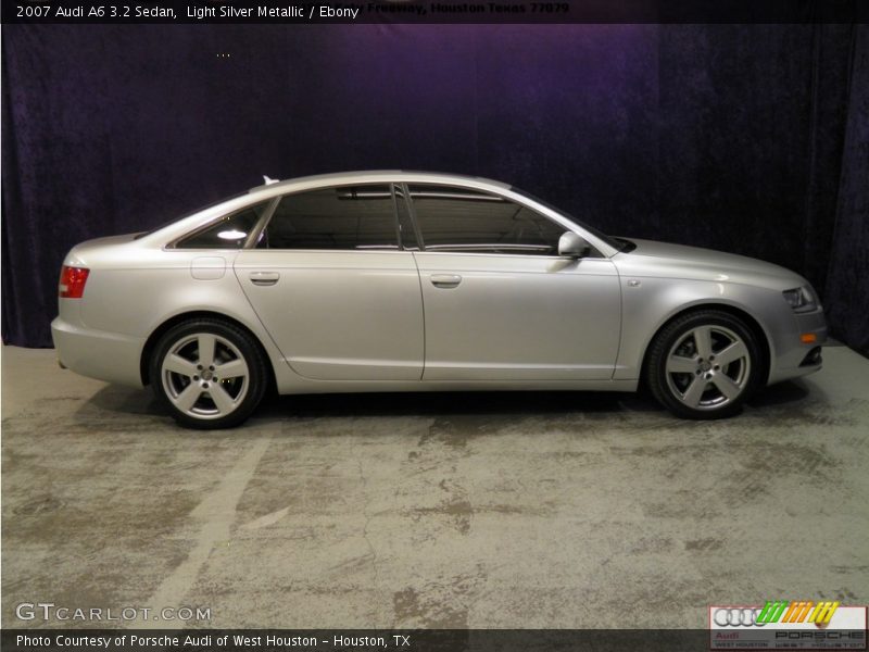 Light Silver Metallic / Ebony 2007 Audi A6 3.2 Sedan
