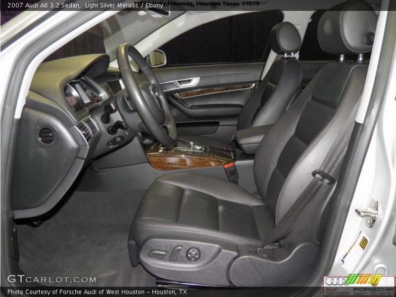Light Silver Metallic / Ebony 2007 Audi A6 3.2 Sedan