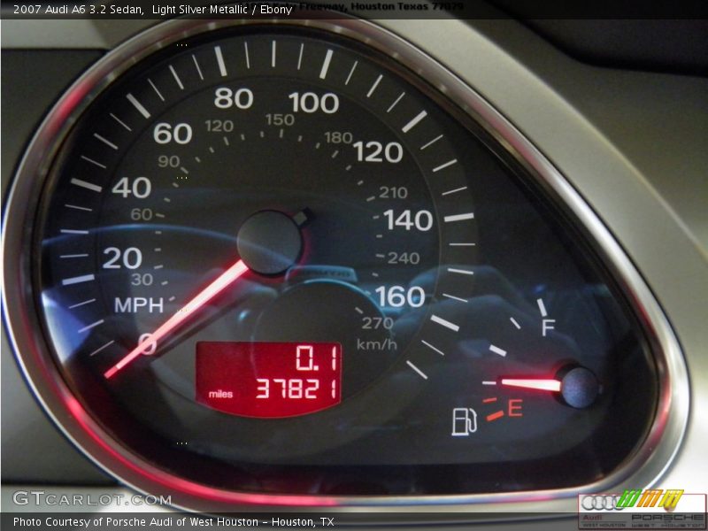Light Silver Metallic / Ebony 2007 Audi A6 3.2 Sedan