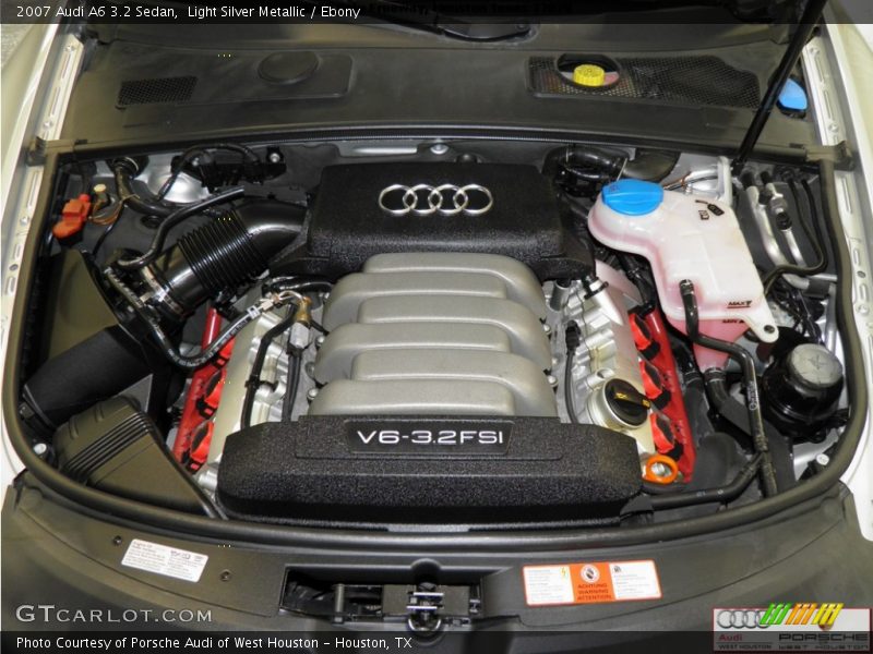 Light Silver Metallic / Ebony 2007 Audi A6 3.2 Sedan