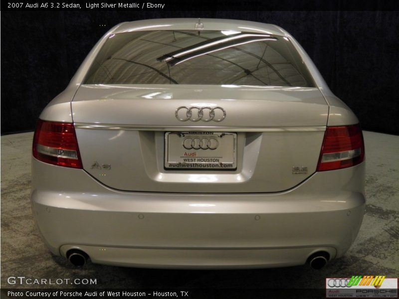 Light Silver Metallic / Ebony 2007 Audi A6 3.2 Sedan