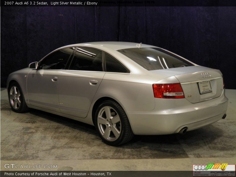 Light Silver Metallic / Ebony 2007 Audi A6 3.2 Sedan
