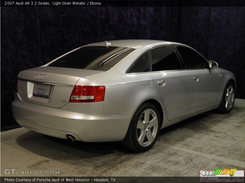 Light Silver Metallic / Ebony 2007 Audi A6 3.2 Sedan