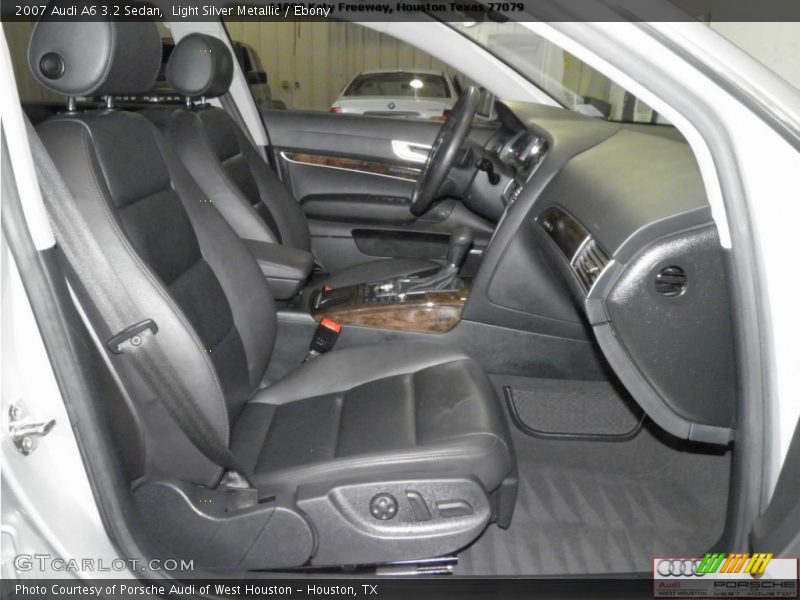 Light Silver Metallic / Ebony 2007 Audi A6 3.2 Sedan