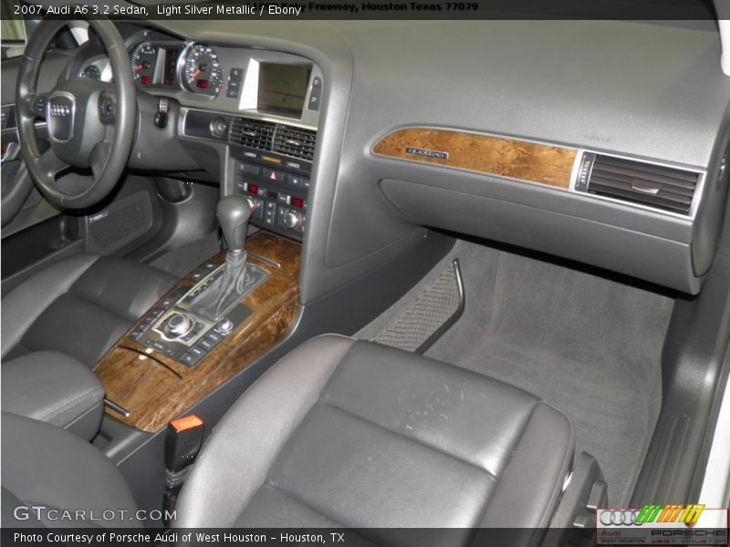 Light Silver Metallic / Ebony 2007 Audi A6 3.2 Sedan