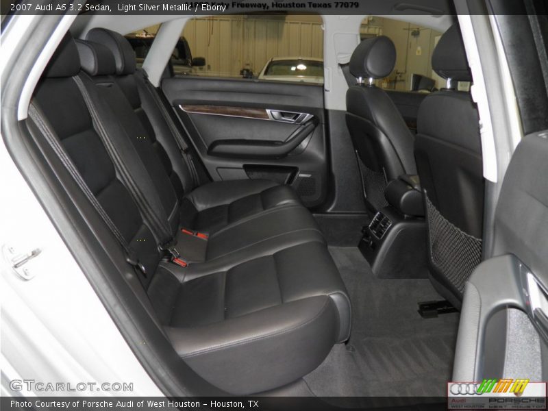 Light Silver Metallic / Ebony 2007 Audi A6 3.2 Sedan