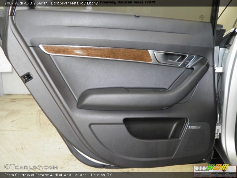 Light Silver Metallic / Ebony 2007 Audi A6 3.2 Sedan