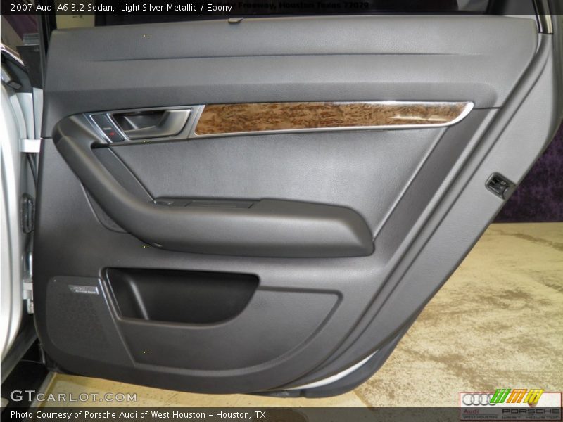 Light Silver Metallic / Ebony 2007 Audi A6 3.2 Sedan
