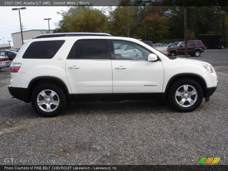 Summit White / Ebony 2007 GMC Acadia SLT AWD