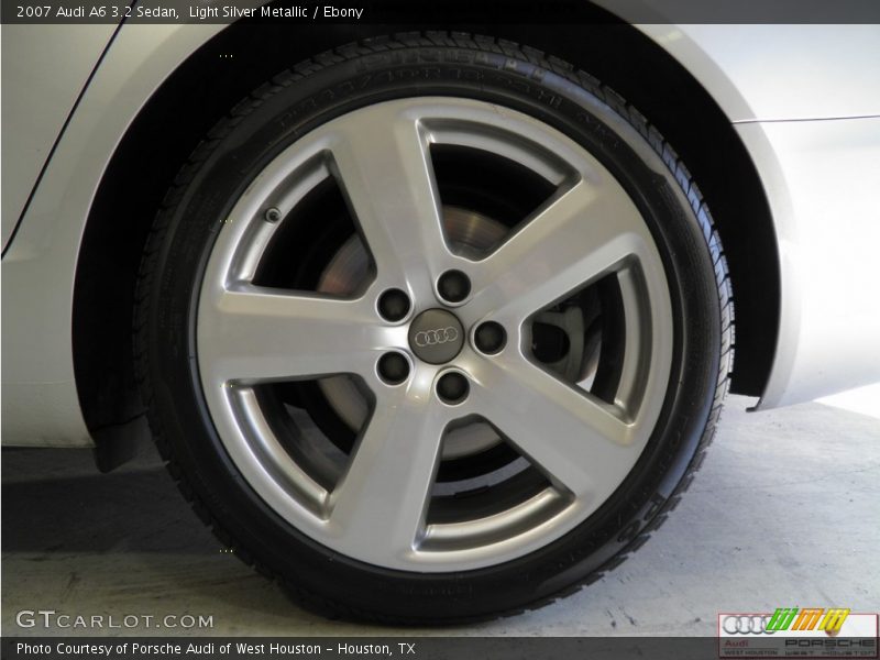 Light Silver Metallic / Ebony 2007 Audi A6 3.2 Sedan