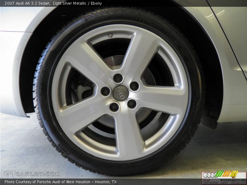 Light Silver Metallic / Ebony 2007 Audi A6 3.2 Sedan