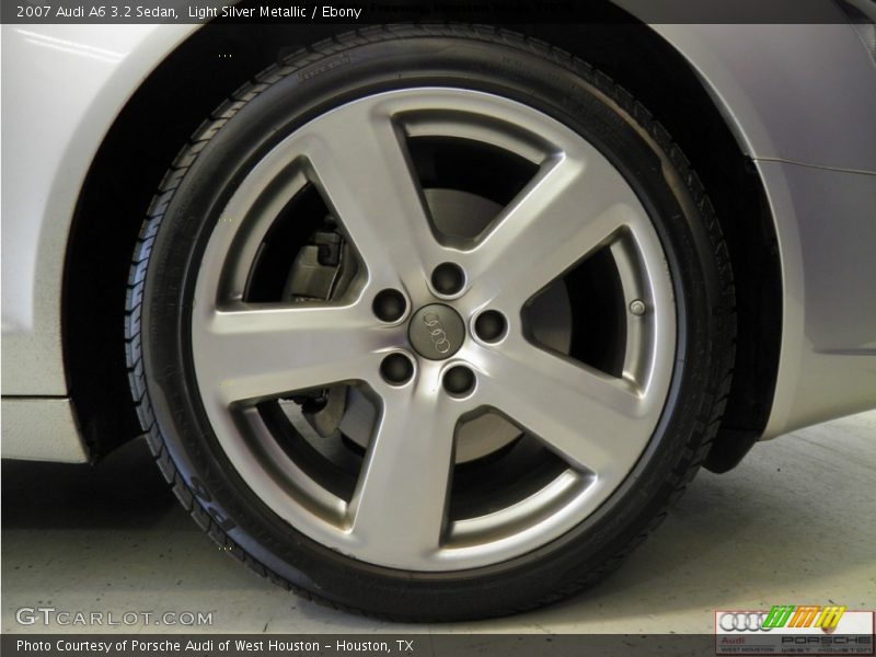 Light Silver Metallic / Ebony 2007 Audi A6 3.2 Sedan