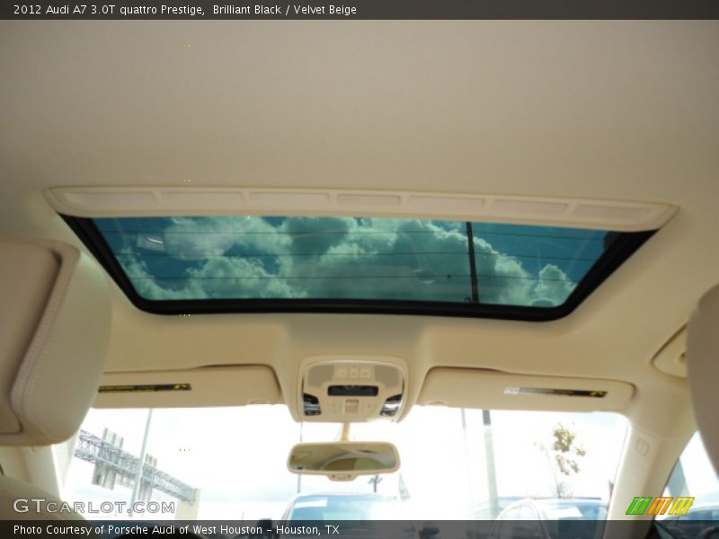 Brilliant Black / Velvet Beige 2012 Audi A7 3.0T quattro Prestige