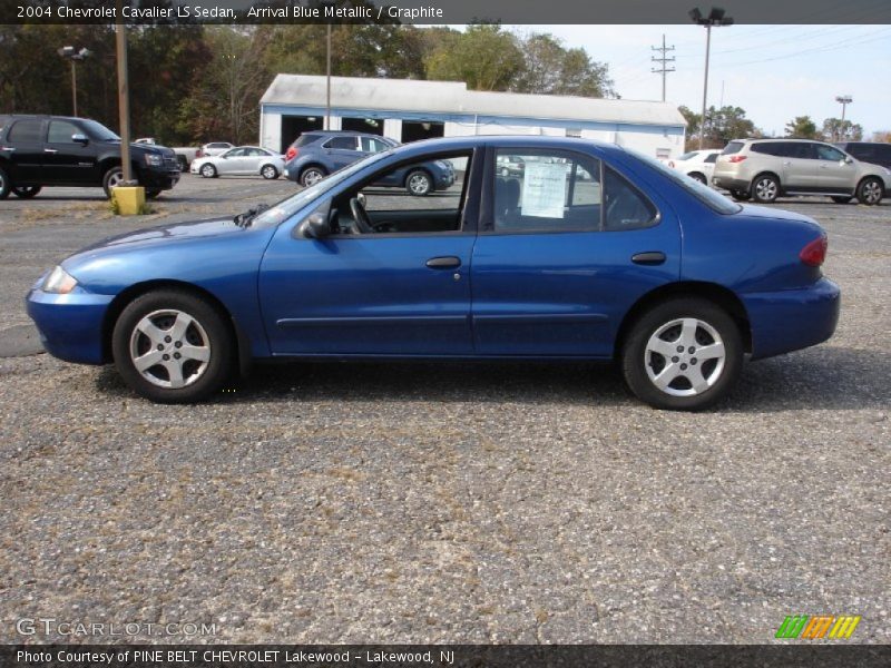 Arrival Blue Metallic / Graphite 2004 Chevrolet Cavalier LS Sedan