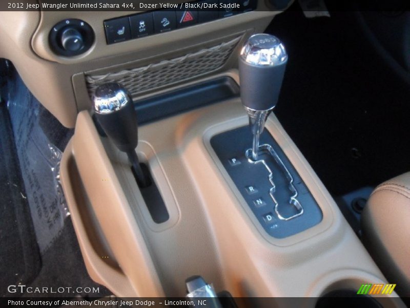  2012 Wrangler Unlimited Sahara 4x4 5 Speed Automatic Shifter